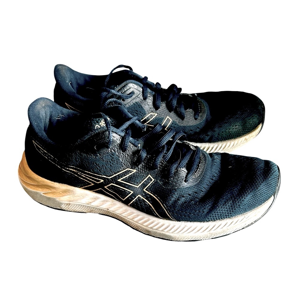 ASICS Gel Excite 8 Running Shoe Navy Blue Athletic Sneaker Size 9 Gym